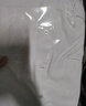 罗蒙（ROMON）纯色商务职业正装男士白衬衫工装外套长袖衬衣男CS108白色2XL 实拍图