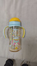 贝亲（Pigeon）自然成长翻盖直饮吸管 大童奶瓶330ml 马戏团 18月+ AA279 实拍图