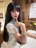 ALLOVE天山翠玉手镯女款2026新款金丝玉镯子女士生日礼物送女友妈妈 实拍图