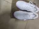 李宁板鞋女鞋低帮厚底增高百搭透气小白鞋滑板鞋耐磨运动休闲鞋 【浮舟】标准白/粉杏色420-6 39 实拍图