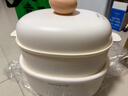 九阳（Joyoung）快炖电炖锅炖盅 燕窝炖盅 隔水炖锅 多功能锅婴儿宝宝辅食锅 bb煲汤锅炖汤锅蒸锅1L精巧容量GD189 实拍图