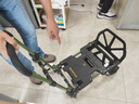 顺和 平板车小推车折叠推货车拖车便携手推车刹车拉货快递车小车家用 FW-90TP绿色刹车轮+2绳 实拍图
