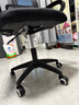 墨例（Mouurriy）电脑椅办公椅子升降转椅职员椅家用学生座椅游戏椅网布椅靠背椅 全黑标准加厚尼龙脚 实拍图