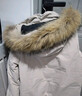 骆驼（CAMEL）户外极寒派克工装毛领情侣款羽绒服保暖加厚中长款外套 实拍图