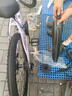凤凰（Phoenix） 上海凤凰山地自行车成人男士女式学生变速宽胎越野赛车公路单车 钢架辐条轮紫【省力全轴承】 24寸24速【参考:138-168cm】 实拍图