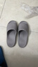 优调拖鞋男足弓支撑居家防臭夏季浴室洗澡防滑情侣拖鞋女 浅灰色44-45 实拍图