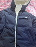 adidas 600蓬拒水保暖双面穿休闲连帽鸭绒羽绒服男女秋冬阿迪达斯   传奇墨水蓝   2XL 实拍图
