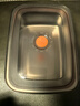 COOKSS保鲜盒带盖不锈钢冰箱上班族饭盒餐盒密封盒长方形盒子两个装 实拍图