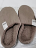 回力加绒男女棉拖鞋仿兔毛内里锁温脚感棉拖男款HL0411咖啡色42-43码 实拍图