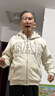 盖璞（GAP）男女装2025秋季新款LOGO仿羊羔绒宽松连帽衫卫衣美版 米色 M 美码  L亚洲码180/96A 实拍图