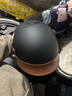 格术头盔 电动车3c认证四季通用新国标A类电瓶车半盔男女士骑行安全帽 黑色 实拍图