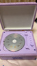 WHATPLUSC300一体式CD机发烧友专辑播放器 复古CD播放机 唱片机造型 蓝牙音响 蓝牙cd机 礼物 香芋紫色 实拍图