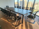 YOE.FTY会议桌长方形简约会议长条桌培训桌办公桌工作台大小型会议室桌椅 2.2*1.1米会议桌 实拍图