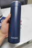 富光 保温杯高档男女316不锈钢学生便携泡茶大容量水杯年货礼品定制 墨蓝600ml【316内胆】 实拍图