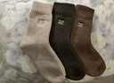 猫人3双装35%羊毛袜子男士袜子男冬季加厚保暖袜男毛圈袜睡眠袜男 实拍图
