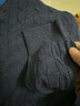 优衣库女装可机洗纽花针织连帽套头衫478871 68 深蓝色 2XL /165/100 实拍图
