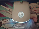 华硕天选游戏mini鼠标 无线三模 轻量化65g 对称手型 黑神话悟空 FPS 吃鸡鼠标  12000DPI RGB 月耀白 实拍图