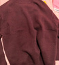 优衣库合作款/男装女装高领针织衫/长袖毛衣毛衫479733 19 酒红色 XL /180/108B 实拍图