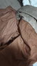 京东京造意式瓷磨四件套 60支长绒棉磨毛A类100%纯棉全棉床单被套床上冬天保暖双人 1.8m枫叶棕 实拍图