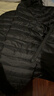 京东京造穿山甲轻薄羽绒服 连帽白鸭绒户外秋冬外套短款男 黑色 XL 实拍图