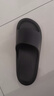 朴西香蕉船情侣凉拖鞋女浴室不易滑室内居家四季拖鞋男 黑色 44-45 实拍图