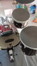 斗牛士（Bullfighter）架子鼓成人初学者儿童专业考级爵士鼓打击乐器 酒红色5鼓4镲（升级油皮鼓面） 实拍图