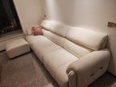 冬熊轻奢真皮沙发简约现代客厅小户型沙发大象耳朵乳胶直排沙发奶油风 大四人位3.1米 头层牛皮【旗舰版】凝胶记忆棉+6CM紫罗兰 实拍图
