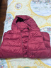 鸭鸭（YAYA）轻薄羽绒服女冬短款2025年秋冬新款高端时尚女款轻便韩版保暖外套 酒红色【连帽款】 3XL 实拍图