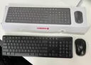 CHERRY樱桃 DW2300 无线键鼠套装 键盘鼠标二代升级版商务办公家用笔记本电脑外接全尺寸轻音便携 经典黑 实拍图