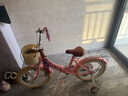 永久（FOREVER）永久儿童自行车永久自行车儿童 自行车3-6岁折叠自行车儿童单车 高配粉|一体轮+折叠+辅助轮+礼包 18寸|身高120-150cm|送脚撑 实拍图