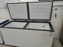 新飞 （Frestec）418/518/618升家用大容量冰柜 节能省电双箱冷柜顶开门冷藏冷冻卧式冰箱 518L 单冷 带万向轮【加厚铜管】 实拍图