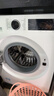 三星（SAMSUNG）10KG全自动滚筒洗衣机大容量AI泡泡净蒸汽除菌 WW10DG5U24AWSC 实拍图