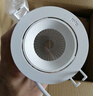 雷士（NVC）LED射灯客厅卧室背景墙嵌入式天花灯漆白铝材5瓦三色开孔75-80mm 实拍图