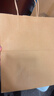 特美居（temeiju）一次性牛皮纸袋手提袋外卖打包袋食品奶茶包装袋子礼品袋中号20只 实拍图