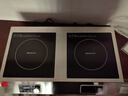 德玛仕（DEMASHI）商用电磁炉大功率3500w大电磁炉炒菜电池炉电磁灶大锅灶炒菜电炒炉火锅【全铜线圈】 双头平面【3500W*功率】TT-70P2 实拍图