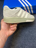 adidas「面包鞋」COURTIC经典运动板鞋男女阿迪达斯官方三叶草 浅绿/奶油白   40 实拍图