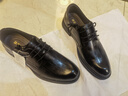 百丽英伦风商务皮鞋男士2026新款春季牛皮革通勤正装皮鞋A2297AM6 黑色 40 实拍图