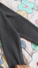 优衣库童装女童HEATTECH EXTRA WARM绒面紧身裤保暖打底裤478174 09 黑色 130 实拍图