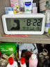 计时器LED静音电子钟创意床头钟客厅座钟摆件夜光时钟闹表计时器 LCD温湿度计闹钟 实拍图