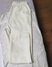 啄木鸟直筒裤子女百搭长裤休闲高腰收腹显瘦遮肉垂感休闲裤子 米白 L 实拍图