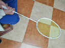 薰风（KUMPOO）熏风K520pro羽毛球拍全碳素超轻4U男女生高翼101初学入门专业单拍 K520pro白色-荧光黄线 单拍 24磅(弹性好、标准磅数） 实拍图