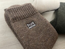 猫人3双装35%羊毛袜子男士袜子男冬季加厚保暖袜男毛圈袜睡眠袜男 实拍图