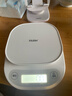 海尔电子秤厨房秤智能秤长续航0.1g高精度 家用称重小型克称咖啡烘焙食物秤 Type-C可充电 实拍图