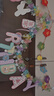 仕彩 生日快乐彩条派对装饰品宝宝ins卡片祝福女孩场景布置背景墙彩B 实拍图