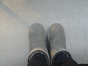 京东京造【纯羊毛】雪地靴男冬季羊皮毛一体加厚加绒保暖短筒男靴灰色40 实拍图