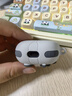 澳浪适用华为freeclip2代保护套HUAWEI耳机耳夹二代硅胶防摔壳创意复古游戏机充电仓收纳盒岩石灰+挂绳 实拍图