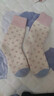 俞兆林3双女童袜子秋冬季儿童卡通小兔毛圈袜宝宝加绒加厚保暖中筒袜 实拍图