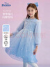 迪士尼艾莎女童公主裙连衣裙子女童秋装秋季2025新款新品生日元旦礼服裙 实拍图