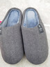 洁丽雅家居棉拖鞋男士2025新款家用秋冬季室内保暖大码抗菌防臭拖鞋女冬 深灰 【99%抗菌 二代升级】 46-47 【适合45-46码】 实拍图