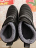 福来红老北京棉鞋女冬加绒奶奶鞋防水防滑保暖妈妈鞋软底老太太加厚棉靴 黑色（女款） 40 实拍图